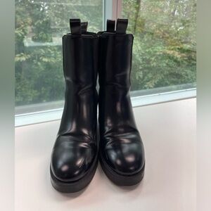 SOLD. Vegan Leather Boots - EU 38